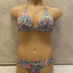 Victoria's Secret Multicolor Paisley Bikini